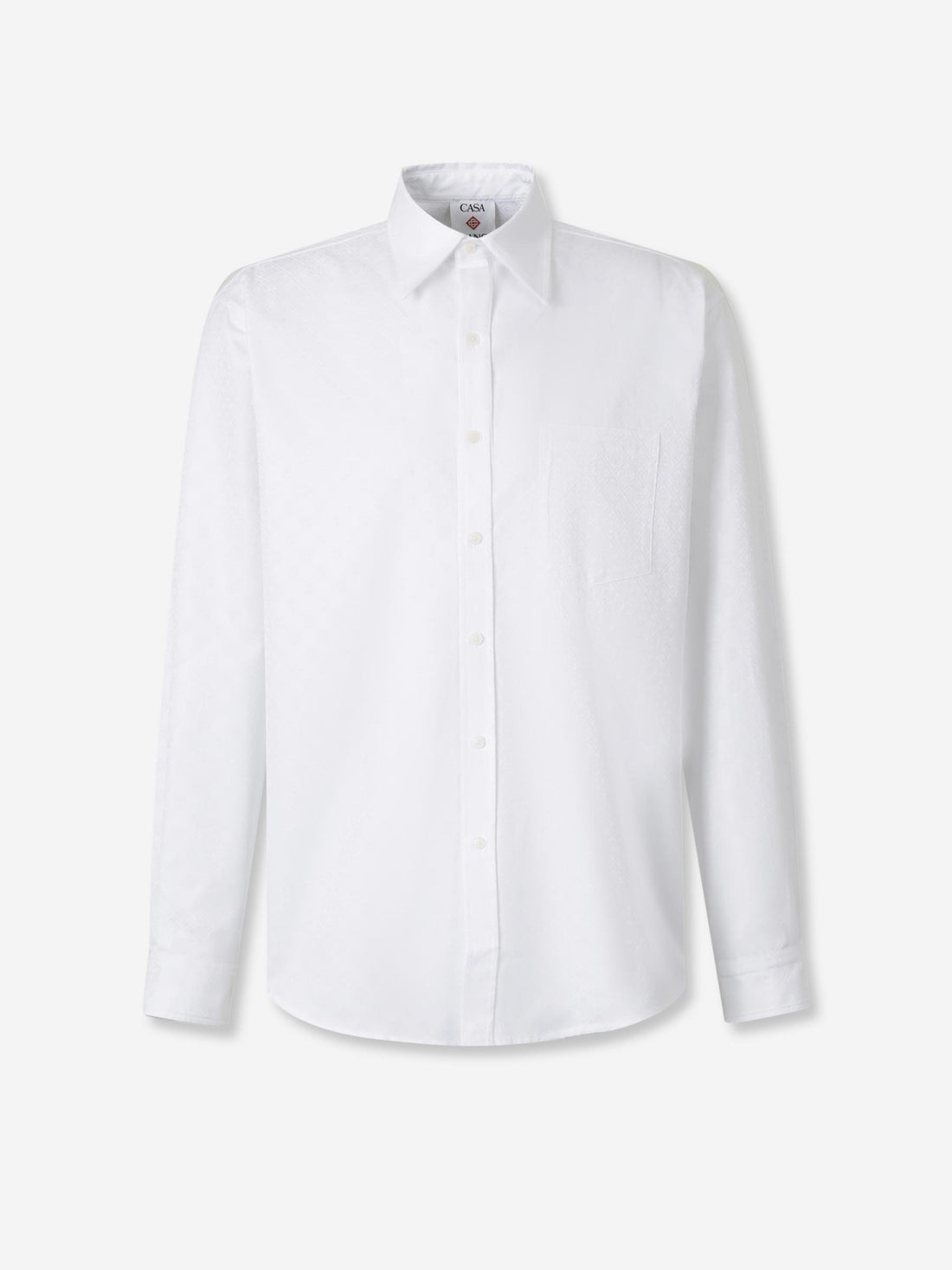 Outlet online Casablanca Hombre Camisa Monograma Jacquard color Blanco sku 531-006596 01 - Foto 1