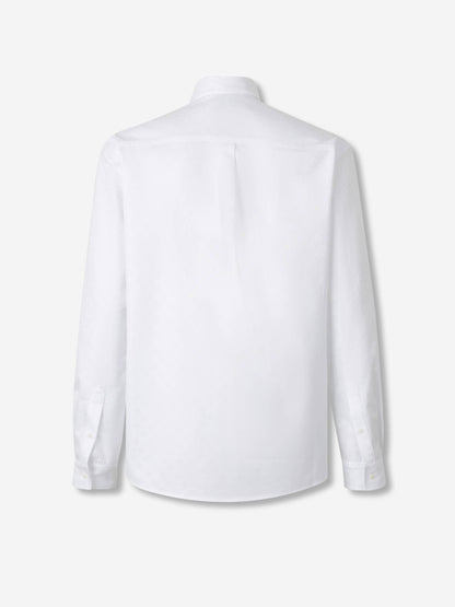 Outlet online Casablanca Hombre Camisa Monograma Jacquard color Blanco sku 531-006596 01 - Foto 2