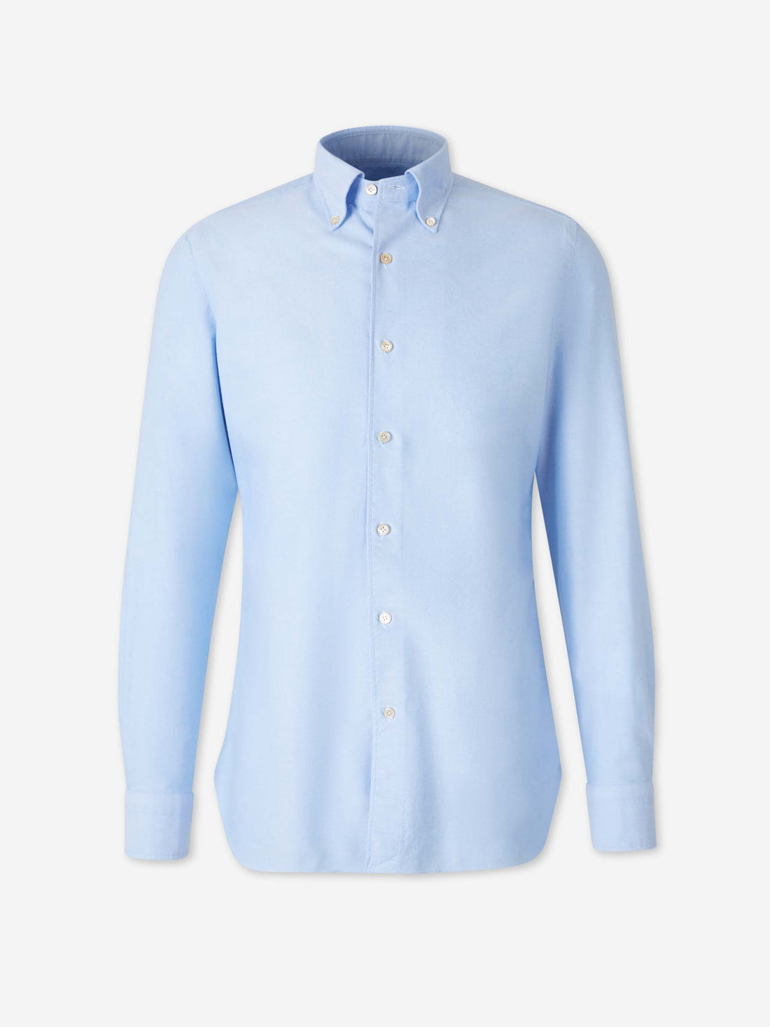 Outlet online Borrelli Hombre Camisa Lisa Algodón color Azul Celeste sku 531-006604 01 - Foto 1