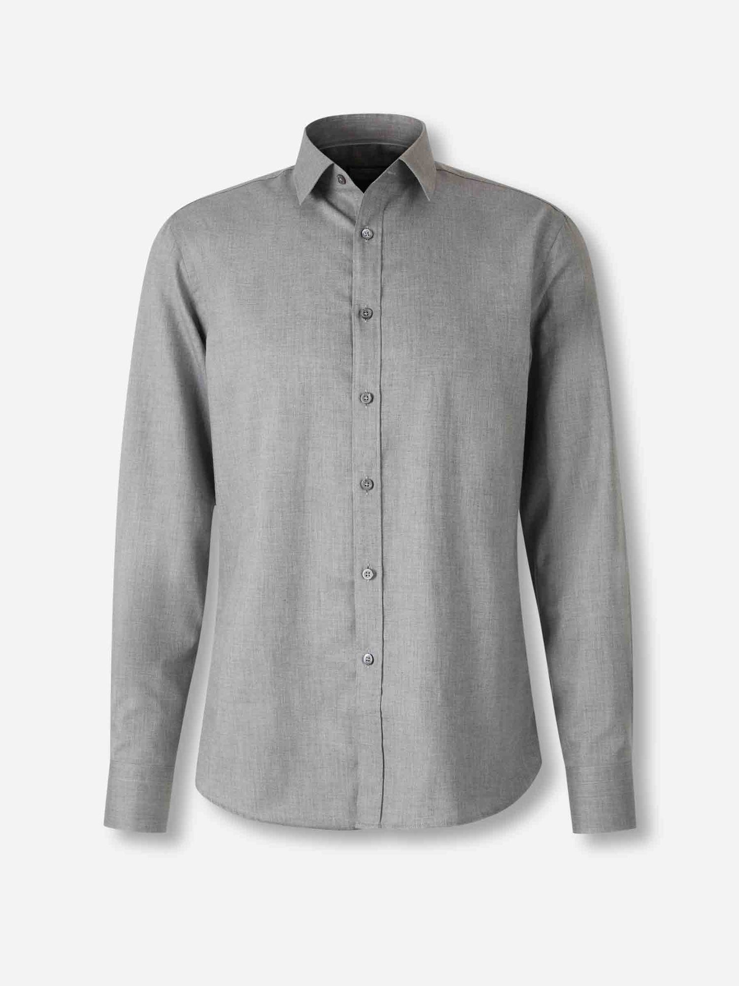 Outlet online Canali Hombre Camisa Casual Algodón color Gris sku 531-006607 01 - Foto 1