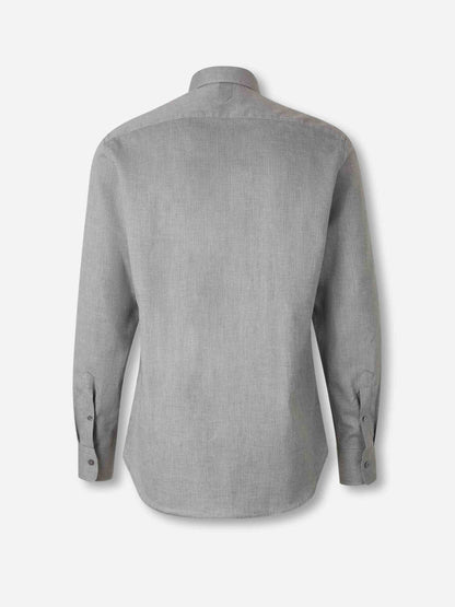 Outlet online Canali Hombre Camisa Casual Algodón color Gris sku 531-006607 01 - Foto 2