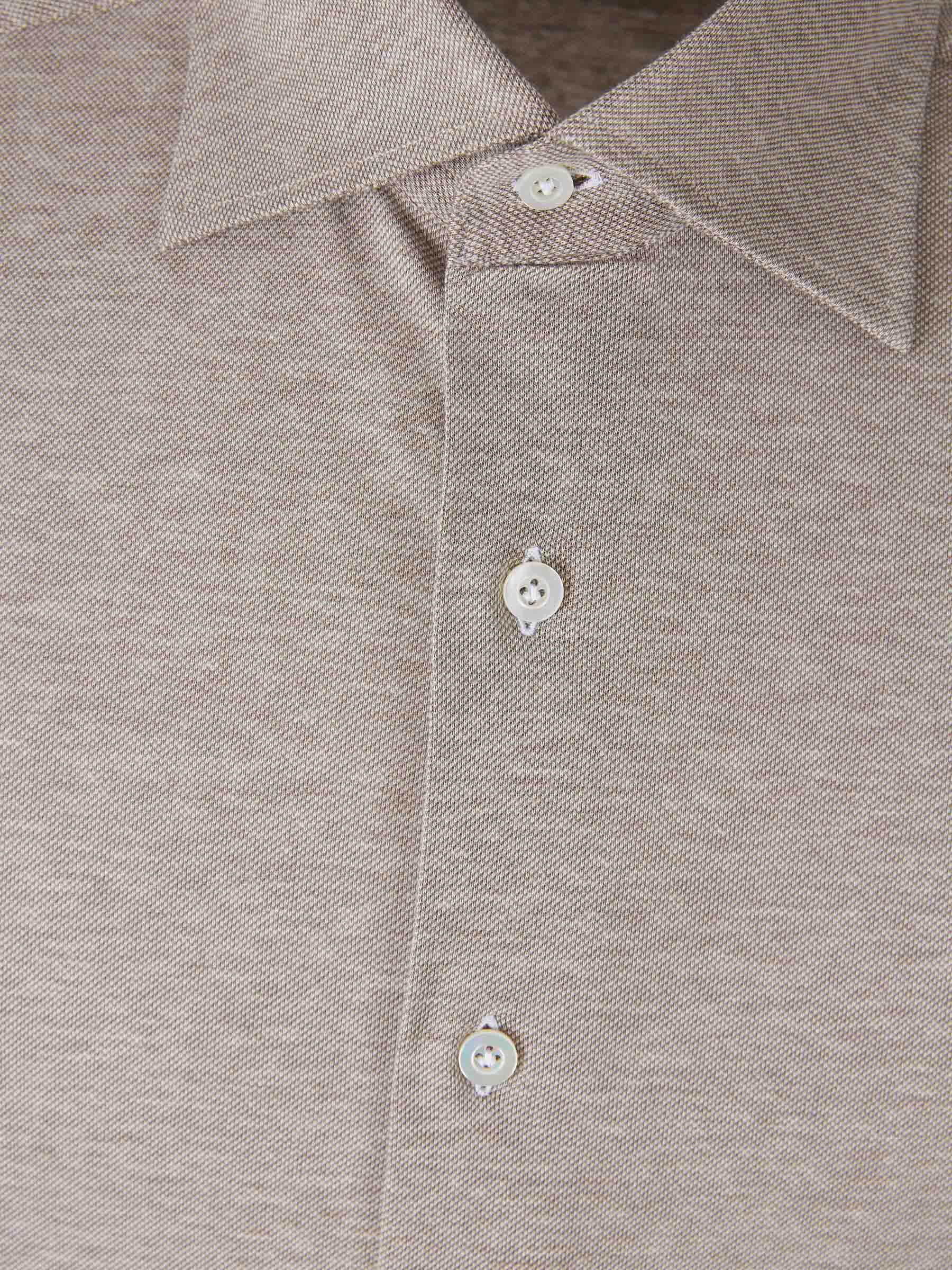Outlet online Fray Hombre Camisa Gabriel Punto color Taupe sku 531-006608 01 - Foto 3