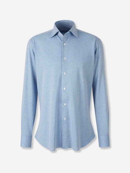 Outlet online Fray Hombre Camisa Gabriel Punto color Azul Celeste sku 531-006608 02 - Foto 1