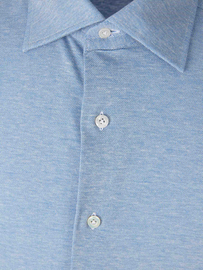 Outlet online Fray Hombre Camisa Gabriel Punto color Azul Celeste sku 531-006608 02 - Foto 3