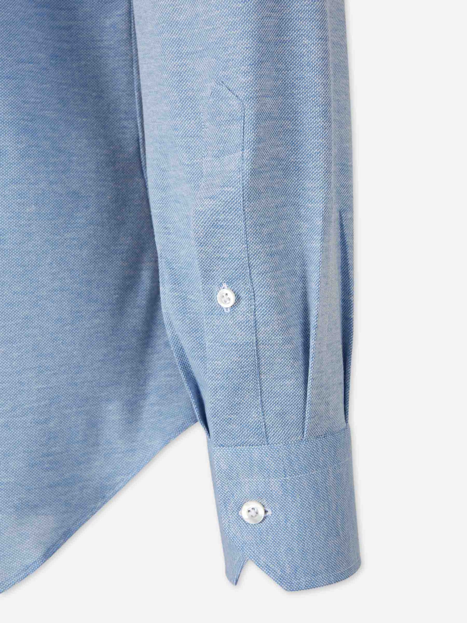 Outlet online Fray Hombre Camisa Gabriel Punto color Azul Celeste sku 531-006608 02 - Foto 4