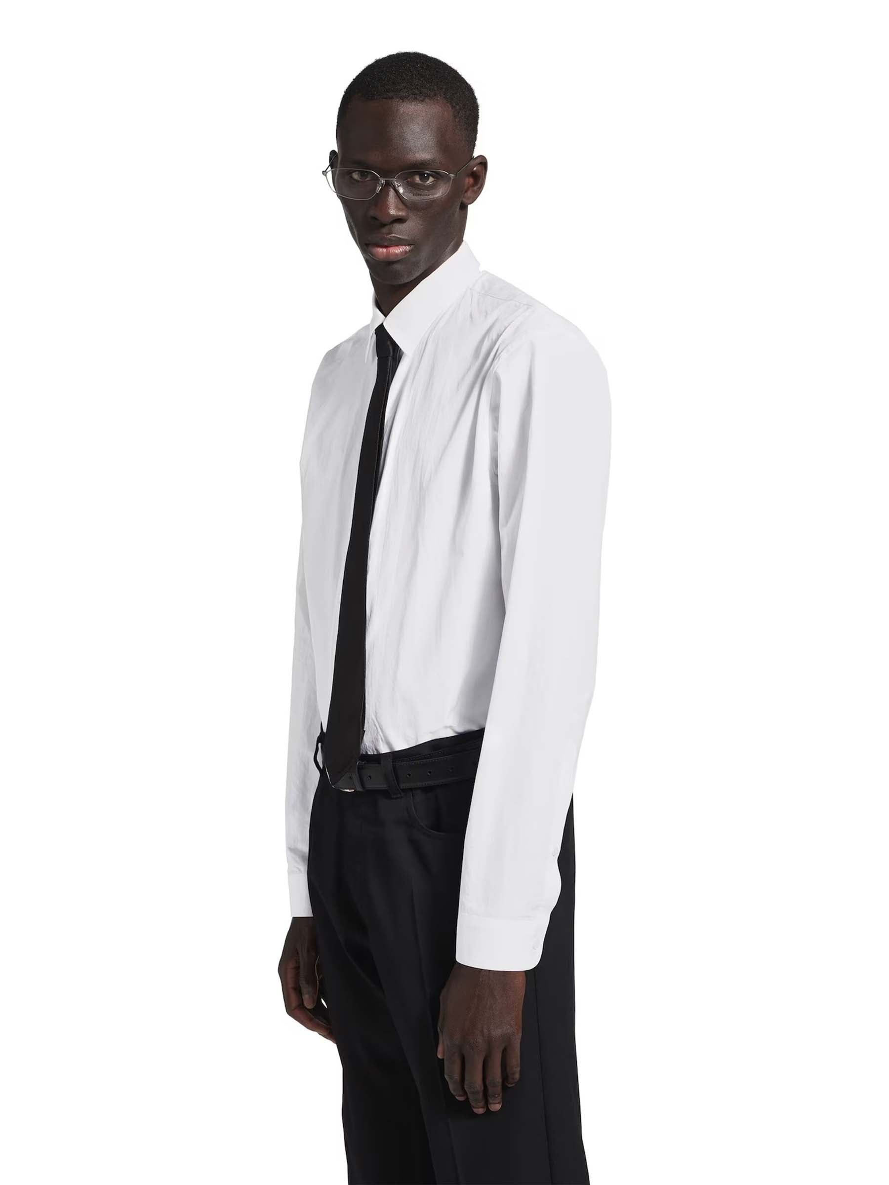 Outlet online Balenciaga Hombre Camisa Lisa Standard color Blanco sku 531-006613 01 - Foto 2