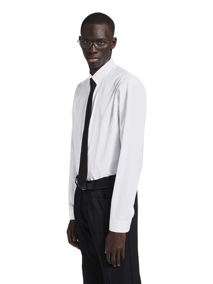 Outlet online Balenciaga Hombre Camisa Lisa Standard color Blanco sku 531-006613 01 - Foto 2