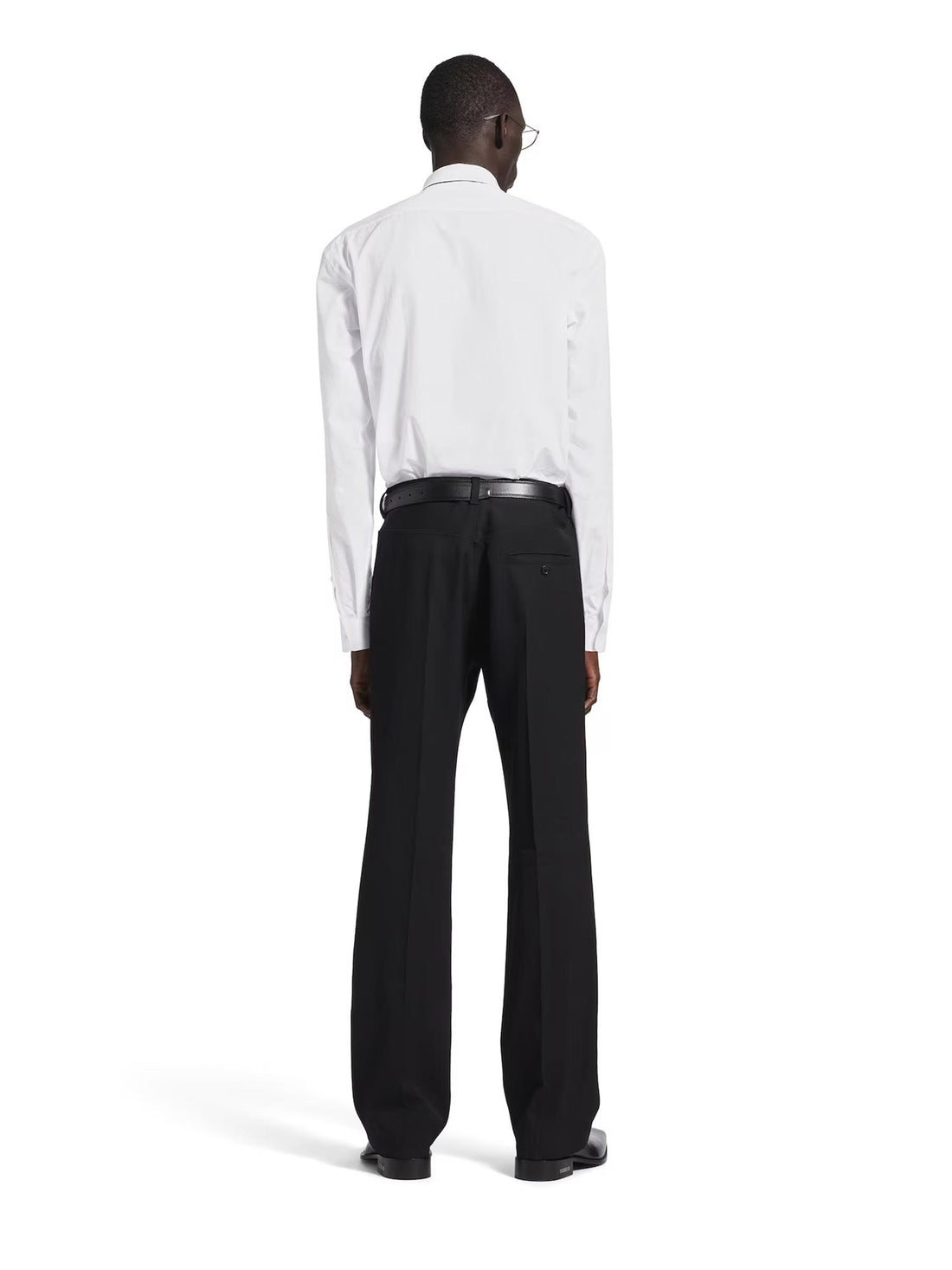 Outlet online Balenciaga Hombre Camisa Lisa Standard color Blanco sku 531-006613 01 - Foto 2