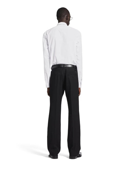 Outlet online Balenciaga Hombre Camisa Lisa Standard color Blanco sku 531-006613 01 - Foto 2