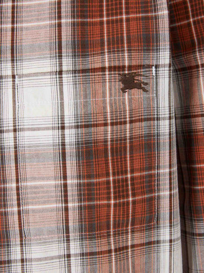 Outlet online Burberry Hombre Camisa Casual Cuadros color Multicolor sku 531-006621 01 - Foto 4