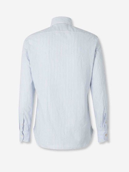 Outlet online Borrelli Hombre Camisa Vestir color Azul Celeste sku 531-006637 01 - Foto 2