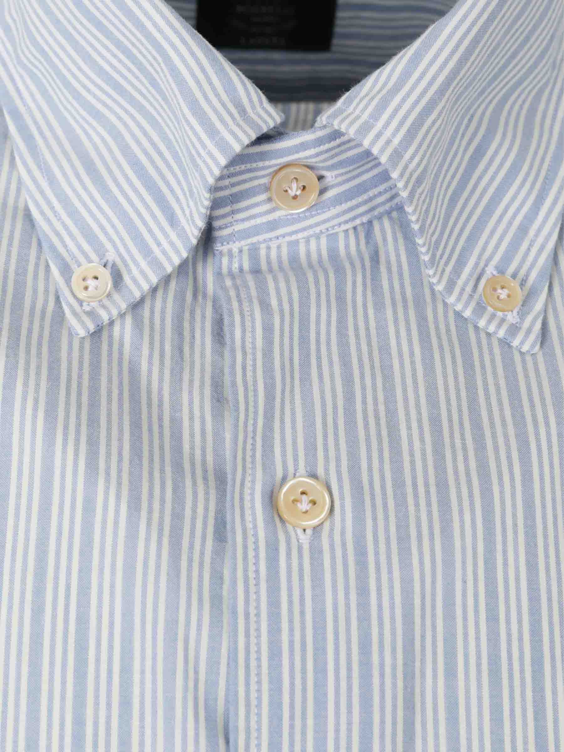 Outlet online Borrelli Hombre Camisa Vestir color Azul Celeste sku 531-006637 01 - Foto 3