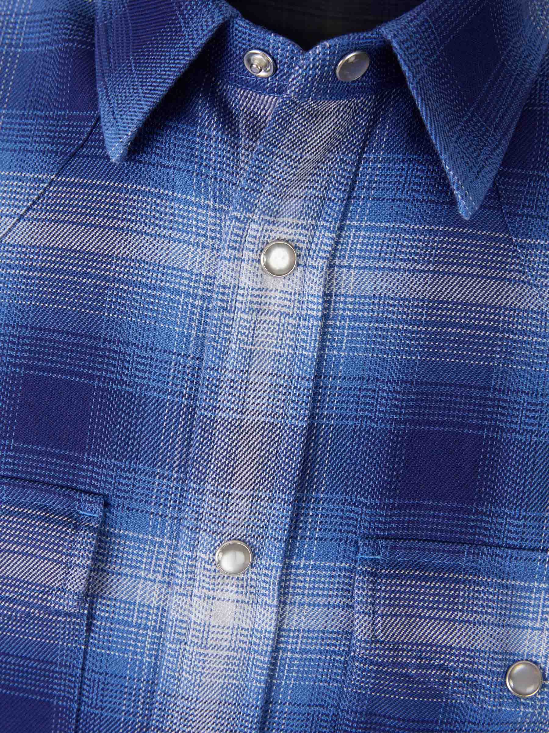 Outlet online Tom Ford Hombre Camisa Casual Western color Azul sku 531-006641 01 - Foto 3
