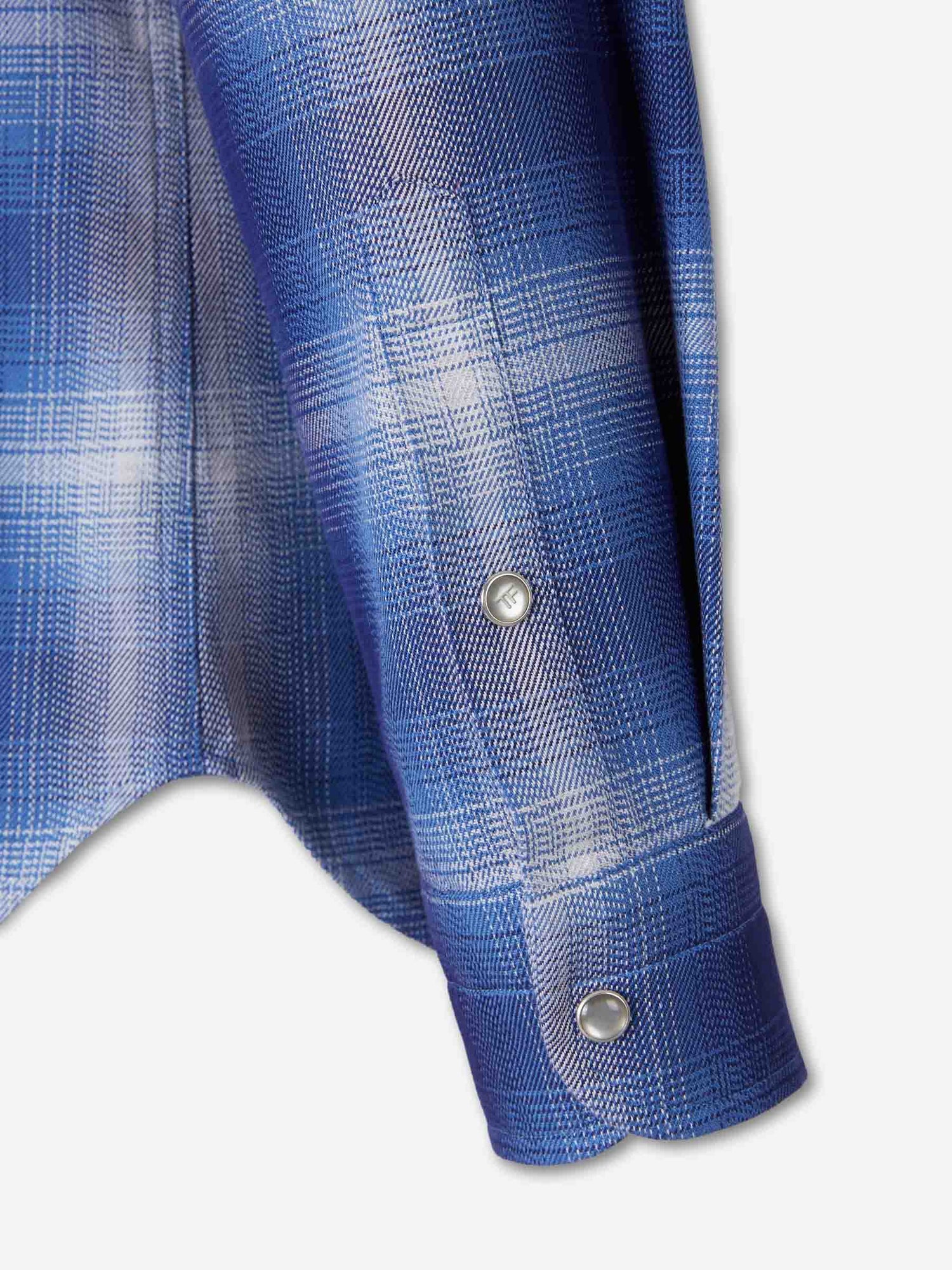 Outlet online Tom Ford Hombre Camisa Casual Western color Azul sku 531-006641 01 - Foto 4
