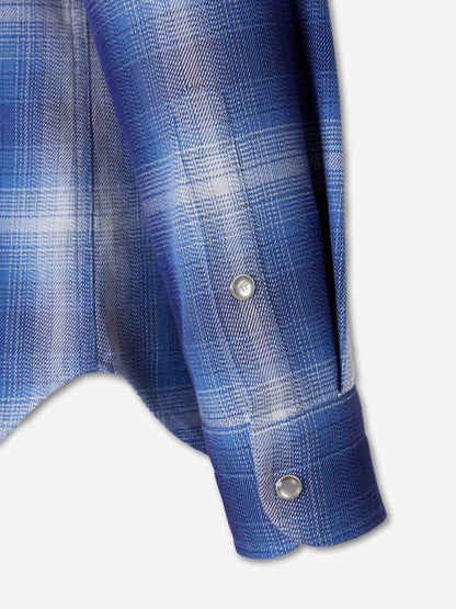 Outlet online Tom Ford Hombre Camisa Casual Western color Azul sku 531-006641 01 - Foto 4