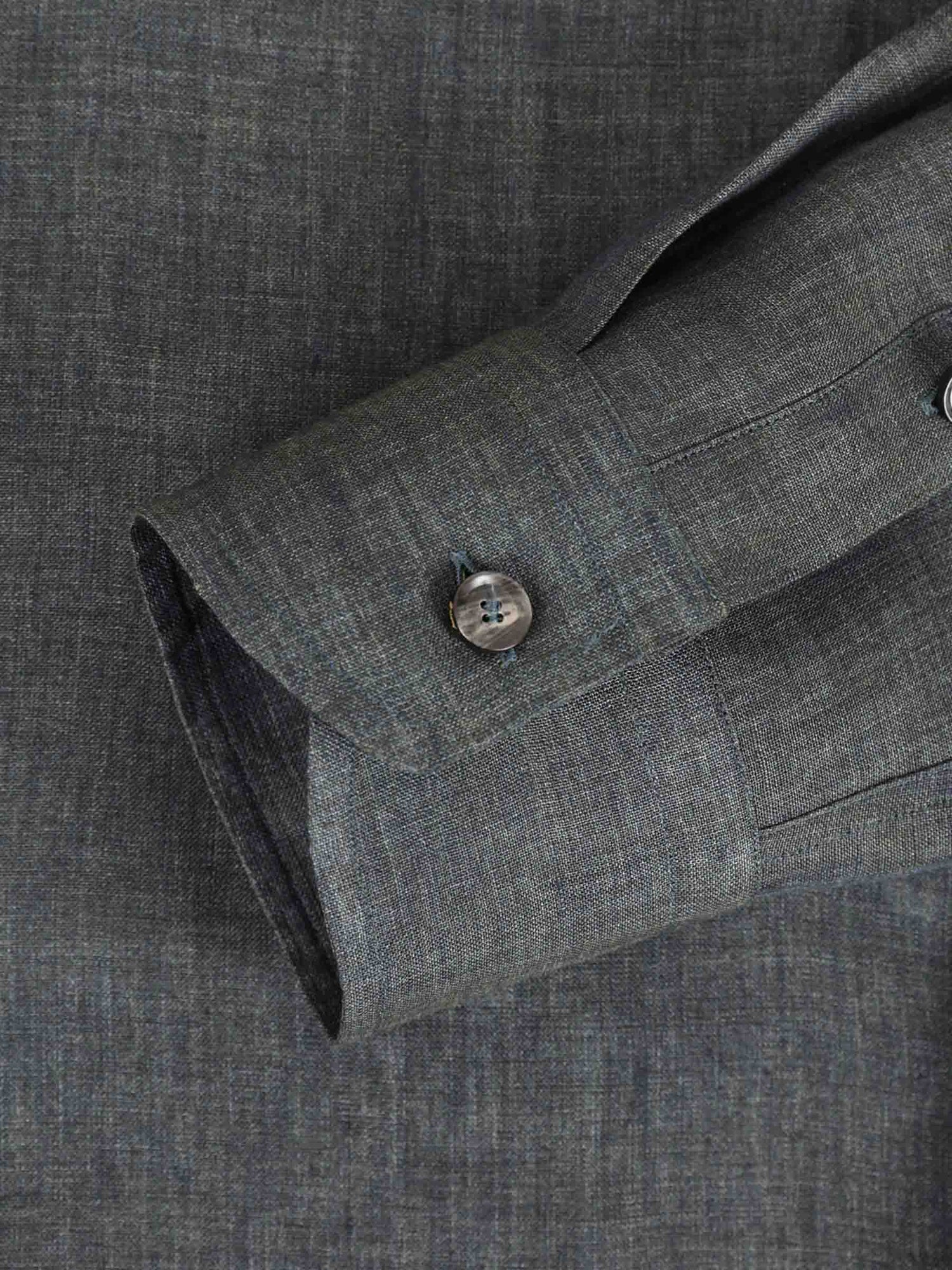 Brioni Hombre Barcelona Camisa Casual Lino color Verde Oscuro sku 531-006643 01 - Foto 4