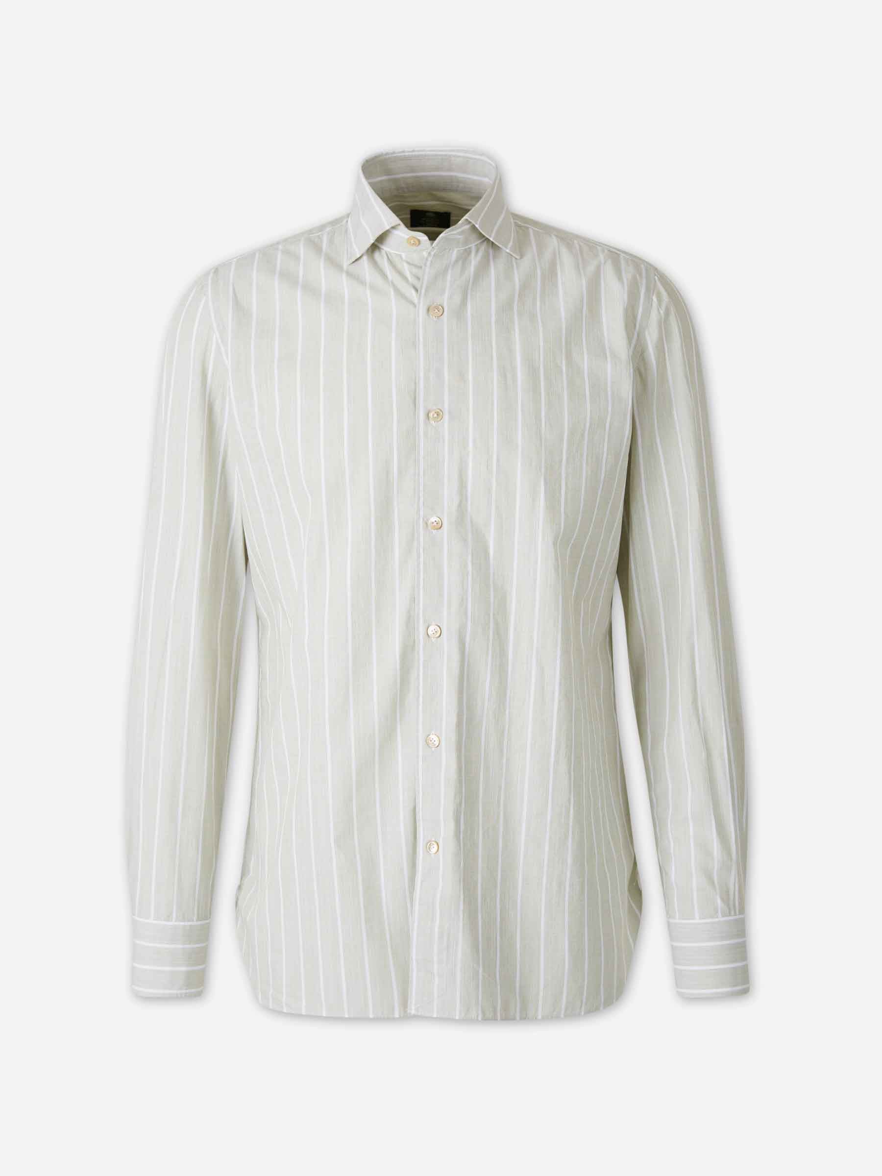 Luigi Borrelli Hombre Barcelona Camisa Motivo Rayas color Taupe sku 531-006658 01 - Foto 1