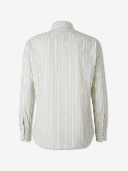 Luigi Borrelli Hombre Barcelona Camisa Motivo Rayas color Taupe sku 531-006658 01 - Foto 2