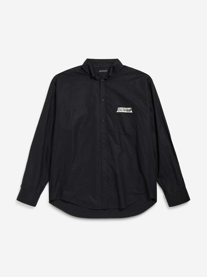 Outlet online Balenciaga Hombre Camisa Masking Tape color Negro sku 531-006663 01 - Foto 1