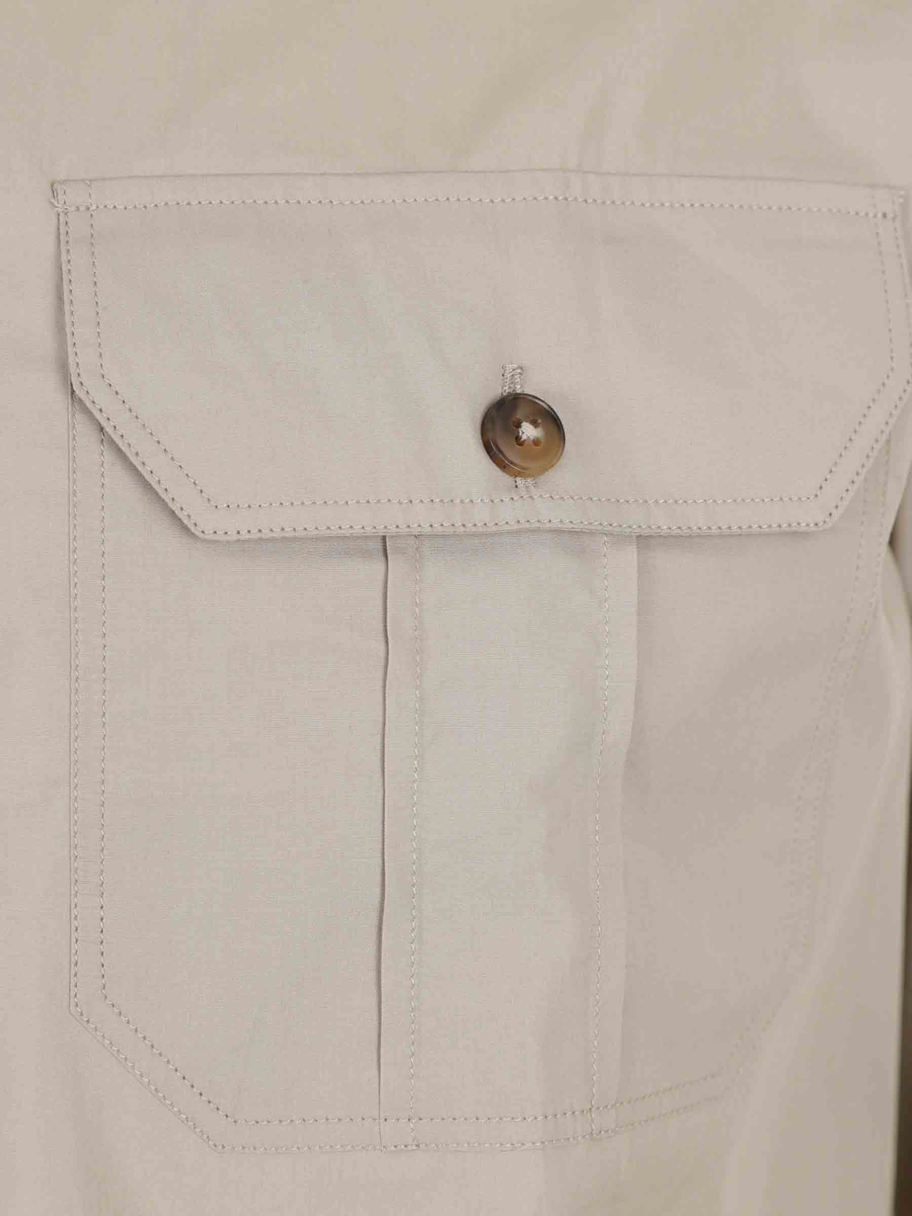 Canali Hombre Barcelona Camisa Casual Algodón color Camel sku 531-006672 01 - Foto 4