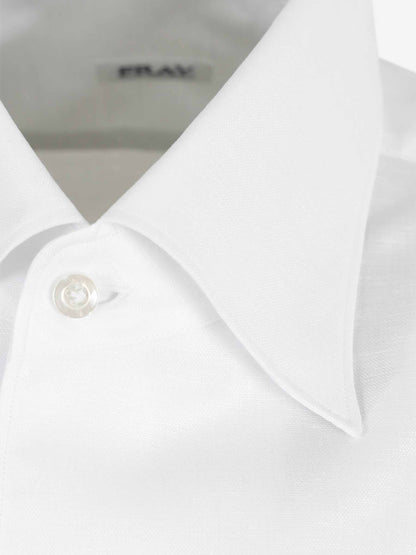 Fray Hombre Barcelona Camisa Vestir Lino color Blanco sku 531-006691 01 - Foto 3