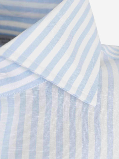 Outlet online Santa Eulalia Hombre Camisa Listada color Azul sku 531-006692 01 - Foto 4