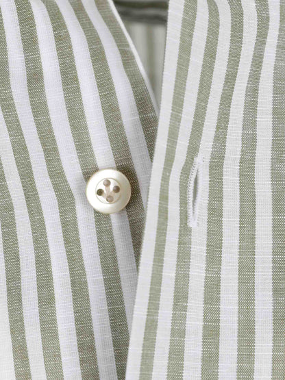 Outlet online Santa Eulalia Hombre Camisa Listada color Verde Oscuro sku 531-006692 03 - Foto 3