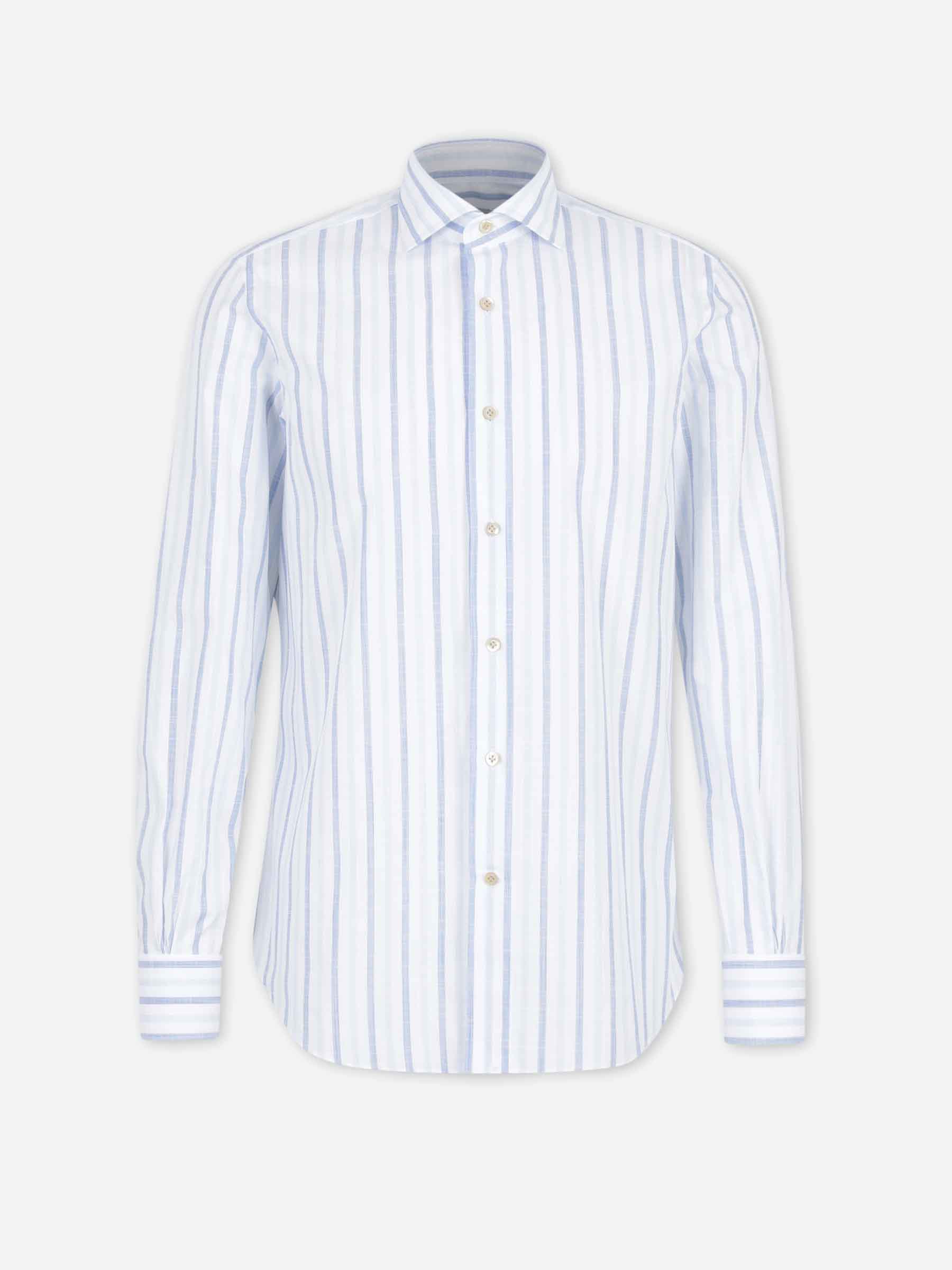 Santa Eulalia Hombre Barcelona Camisa Clásica Listada color Azul sku 531-006694 01 - Foto 1