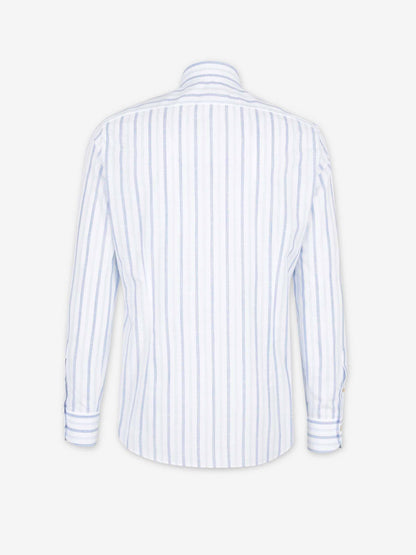 Santa Eulalia Hombre Barcelona Camisa Clásica Listada color Azul sku 531-006694 01 - Foto 2