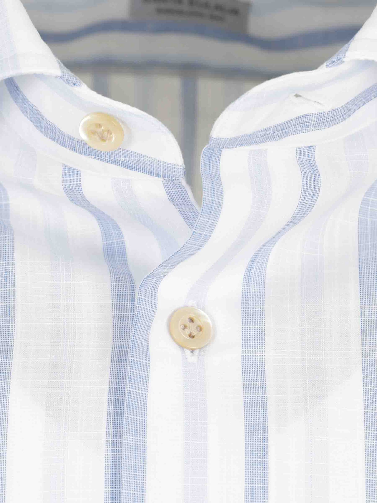 Santa Eulalia Hombre Barcelona Camisa Clásica Listada color Azul sku 531-006694 01 - Foto 3