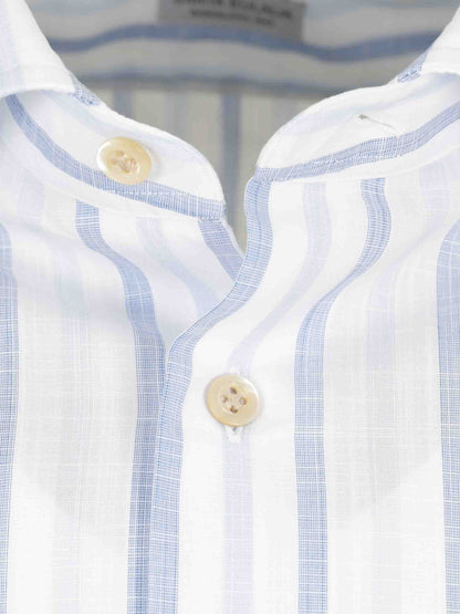 Santa Eulalia Hombre Barcelona Camisa Clásica Listada color Azul sku 531-006694 01 - Foto 3