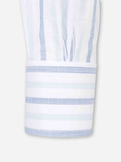 Santa Eulalia Hombre Barcelona Camisa Clásica Listada color Azul sku 531-006694 01 - Foto 4