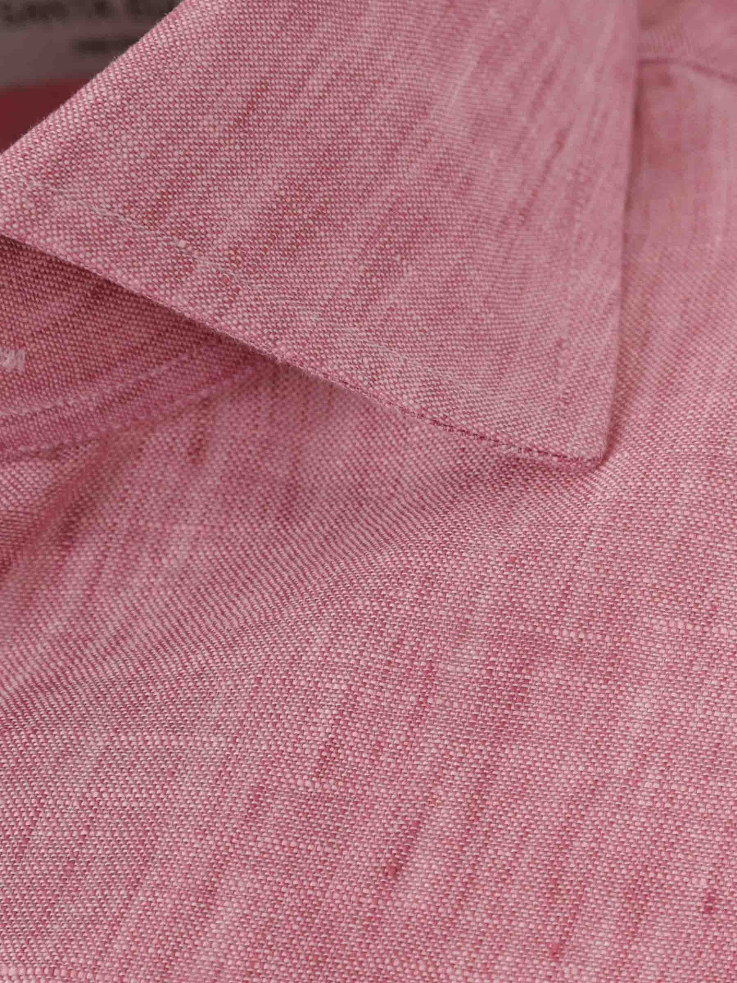 Santa Eulalia Hombre Barcelona Camisa Recta Lino color Cereza sku 531-006695 03 - Foto 4
