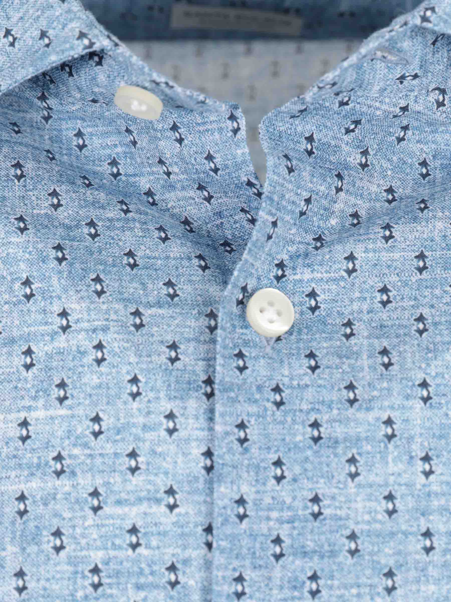 Santa Eulalia Hombre Barcelona Camisa Casual Estampada color Azul sku 531-006703 01 - Foto 3