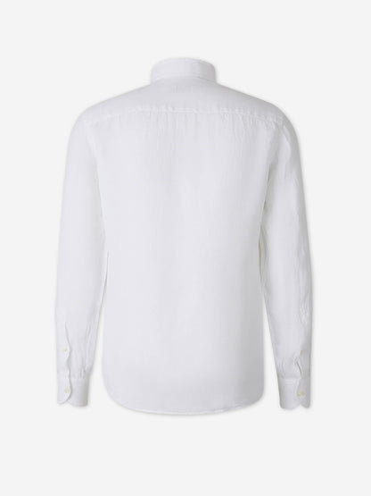 Santa Eulalia Hombre Barcelona Camisa Lisa Casual color Blanco sku 531-006705 01 - Foto 2
