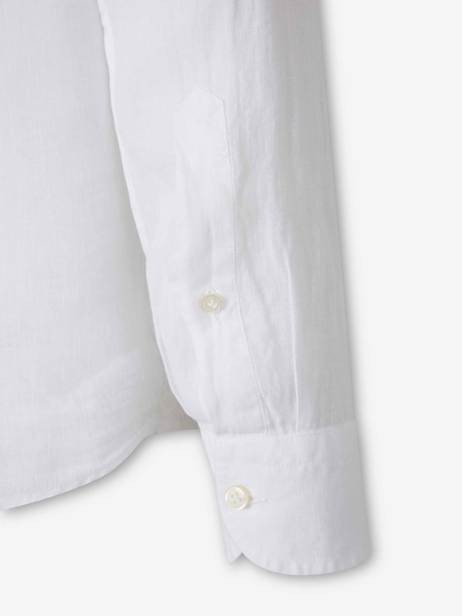 Santa Eulalia Hombre Barcelona Camisa Lisa Casual color Blanco sku 531-006705 01 - Foto 4