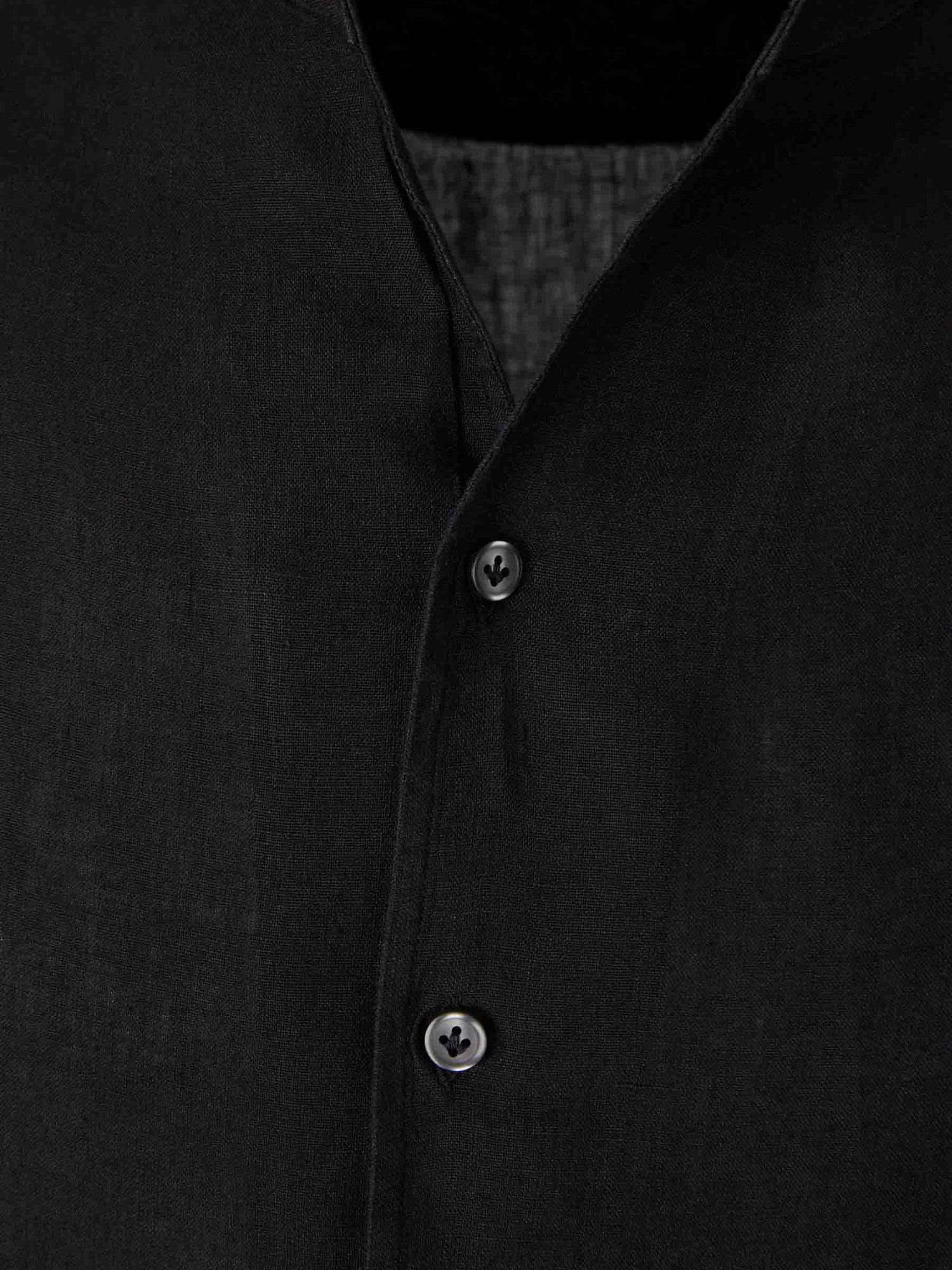 Santa Eulalia Hombre Barcelona Camisa Lisa Casual color Negro sku 531-006705 03 - Foto 3