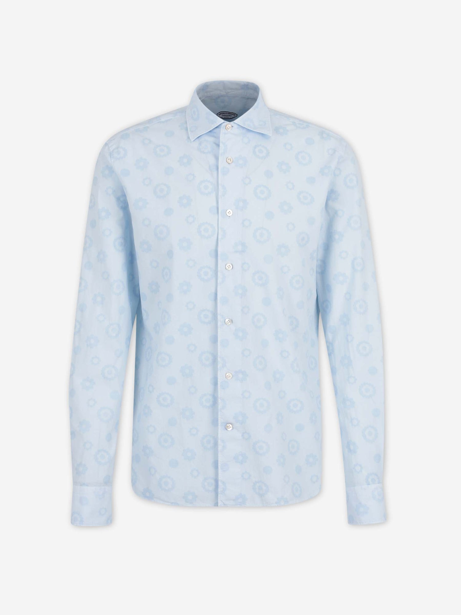 Outlet online Vincenzo di Ruggiero Hombre Camisa Manga Larga color Azul Celeste sku 531-006708 02 - Foto 1