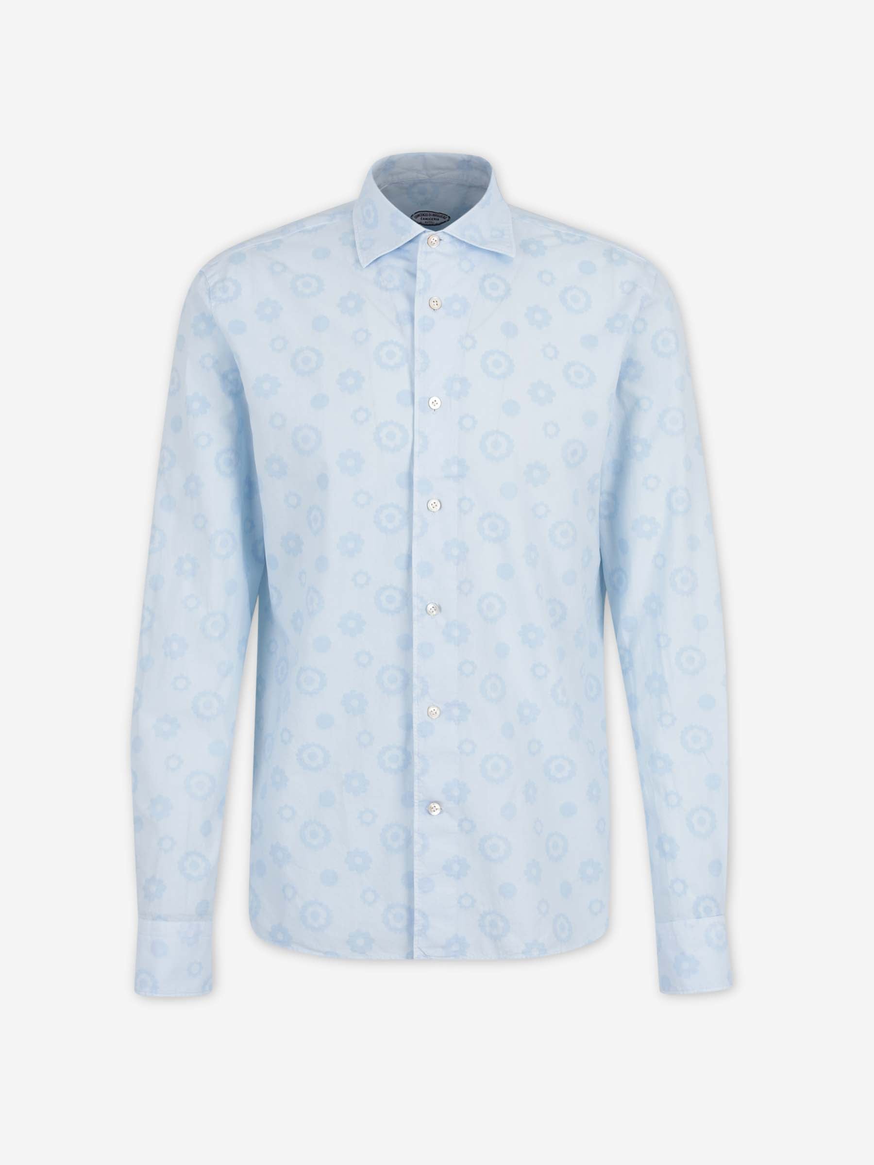 Outlet online Vincenzo di Ruggiero Hombre Camisa Manga Larga color Azul Celeste sku 531-006708 02 - Foto 1
