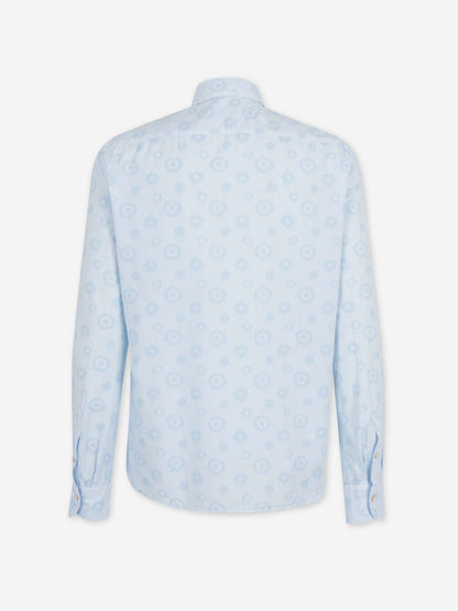 Outlet online Vincenzo di Ruggiero Hombre Camisa Manga Larga color Azul Celeste sku 531-006708 02 - Foto 2