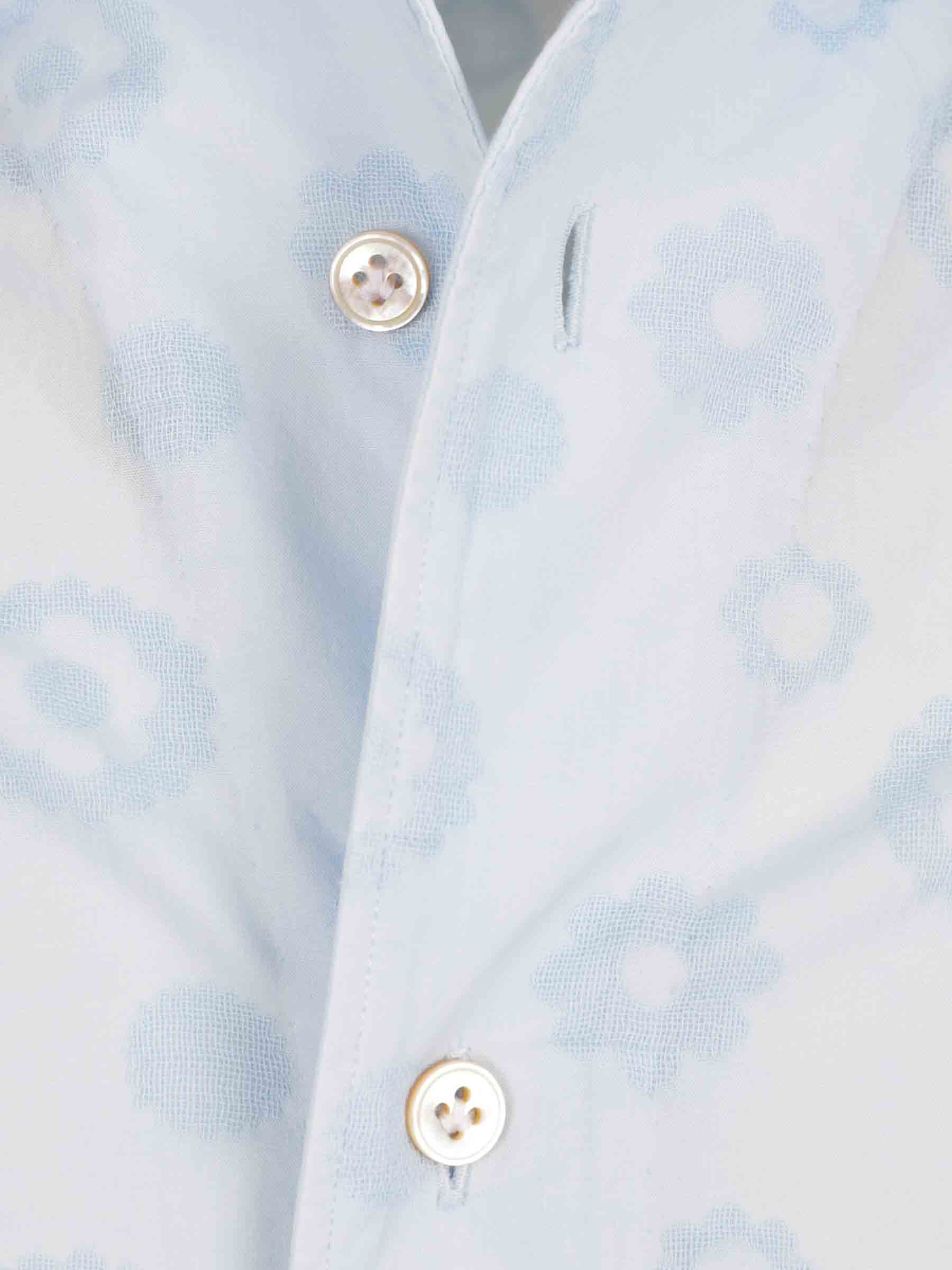 Outlet online Vincenzo di Ruggiero Hombre Camisa Manga Larga color Azul Celeste sku 531-006708 02 - Foto 3