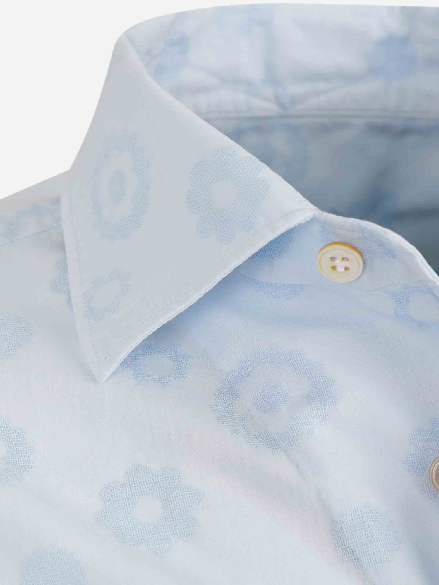 Outlet online Vincenzo di Ruggiero Hombre Camisa Manga Larga color Azul Celeste sku 531-006708 02 - Foto 4