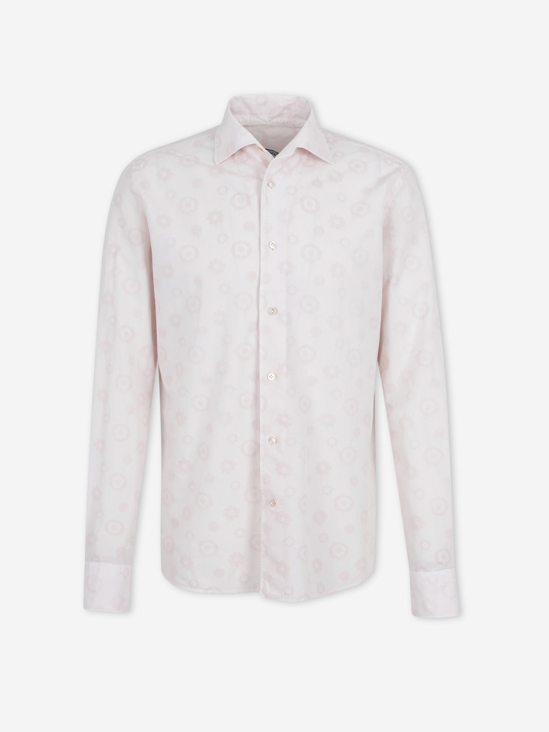 Outlet online Vincenzo di Ruggiero Hombre Camisa Manga Larga color Rosa Palo sku 531-006708 04 - Foto 1