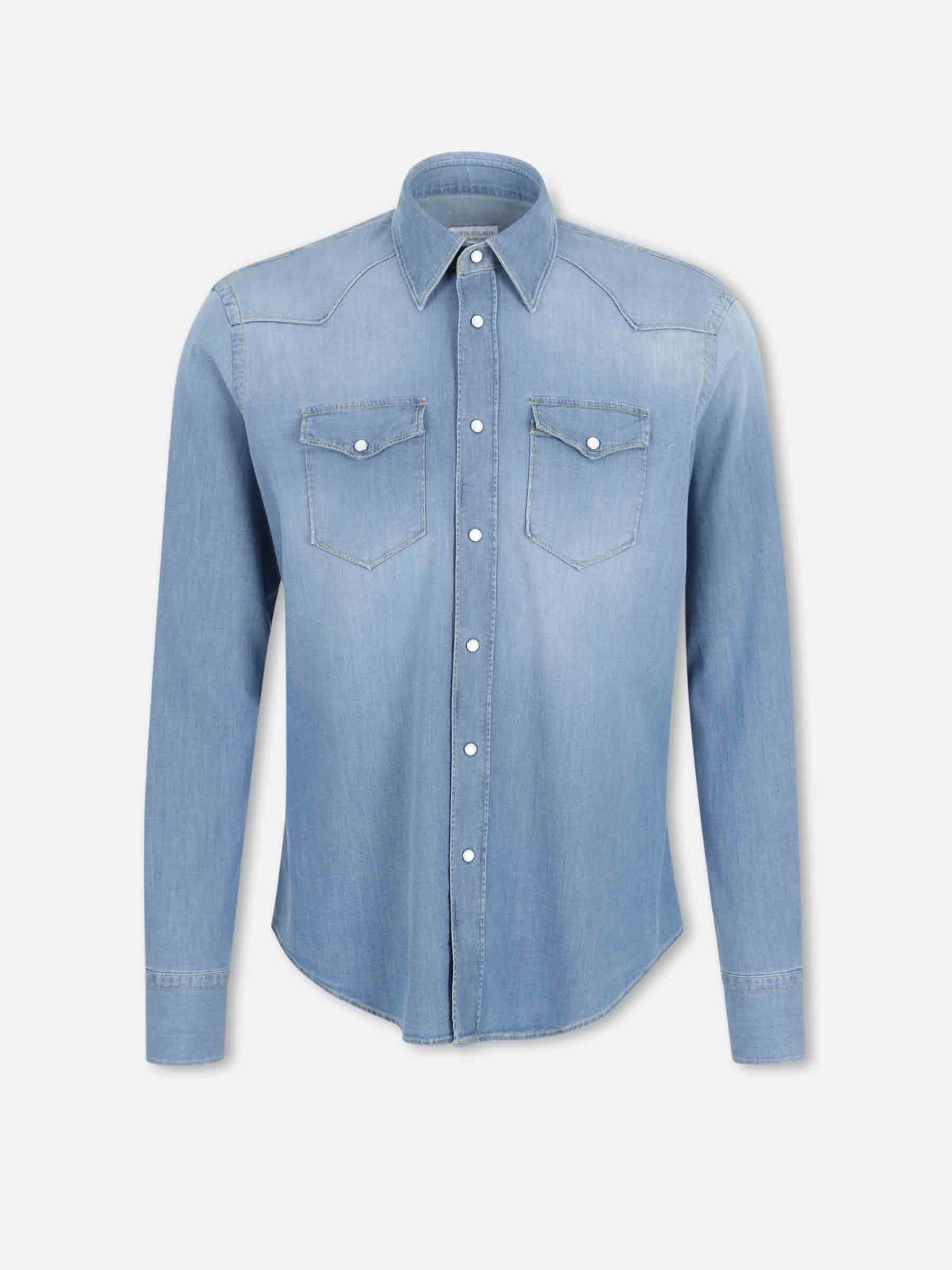 Outlet online Santa Eulalia Hombre Camisa Denim color Azul Denim sku 531-006714 01 - Foto 1
