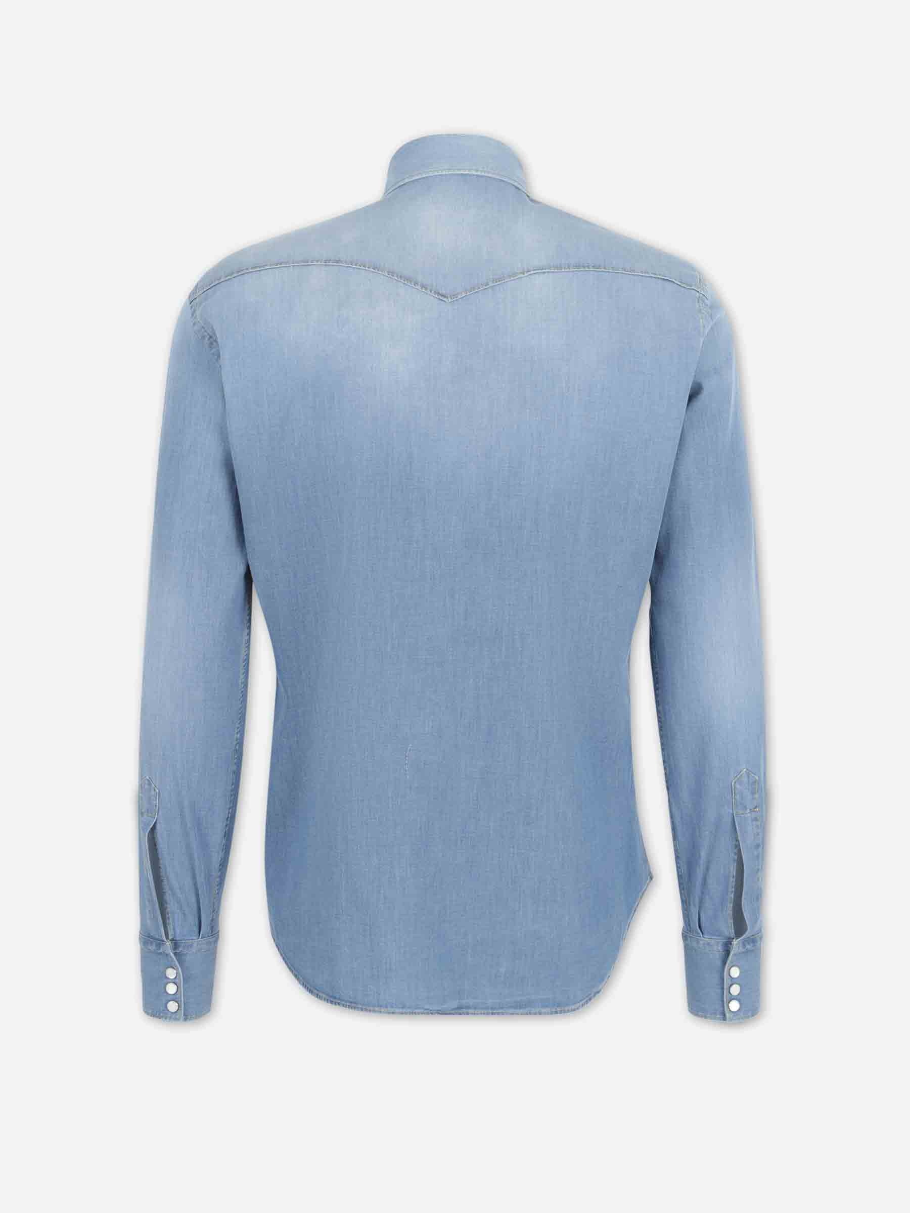 Outlet online Santa Eulalia Hombre Camisa Denim color Azul Denim sku 531-006714 01 - Foto 2