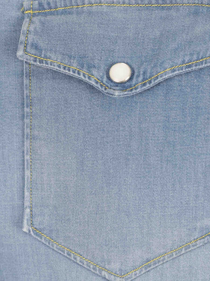 Outlet online Santa Eulalia Hombre Camisa Denim color Azul Denim sku 531-006714 01 - Foto 3