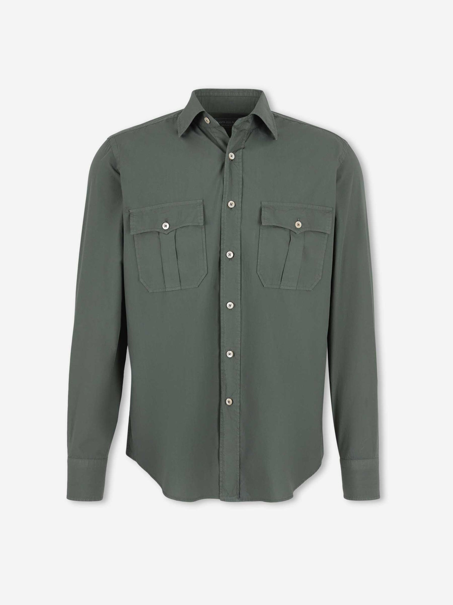 Outlet online Santa Eulalia Hombre Camisa Lisa color Verde Militar sku 531-006715 02 - Foto 1