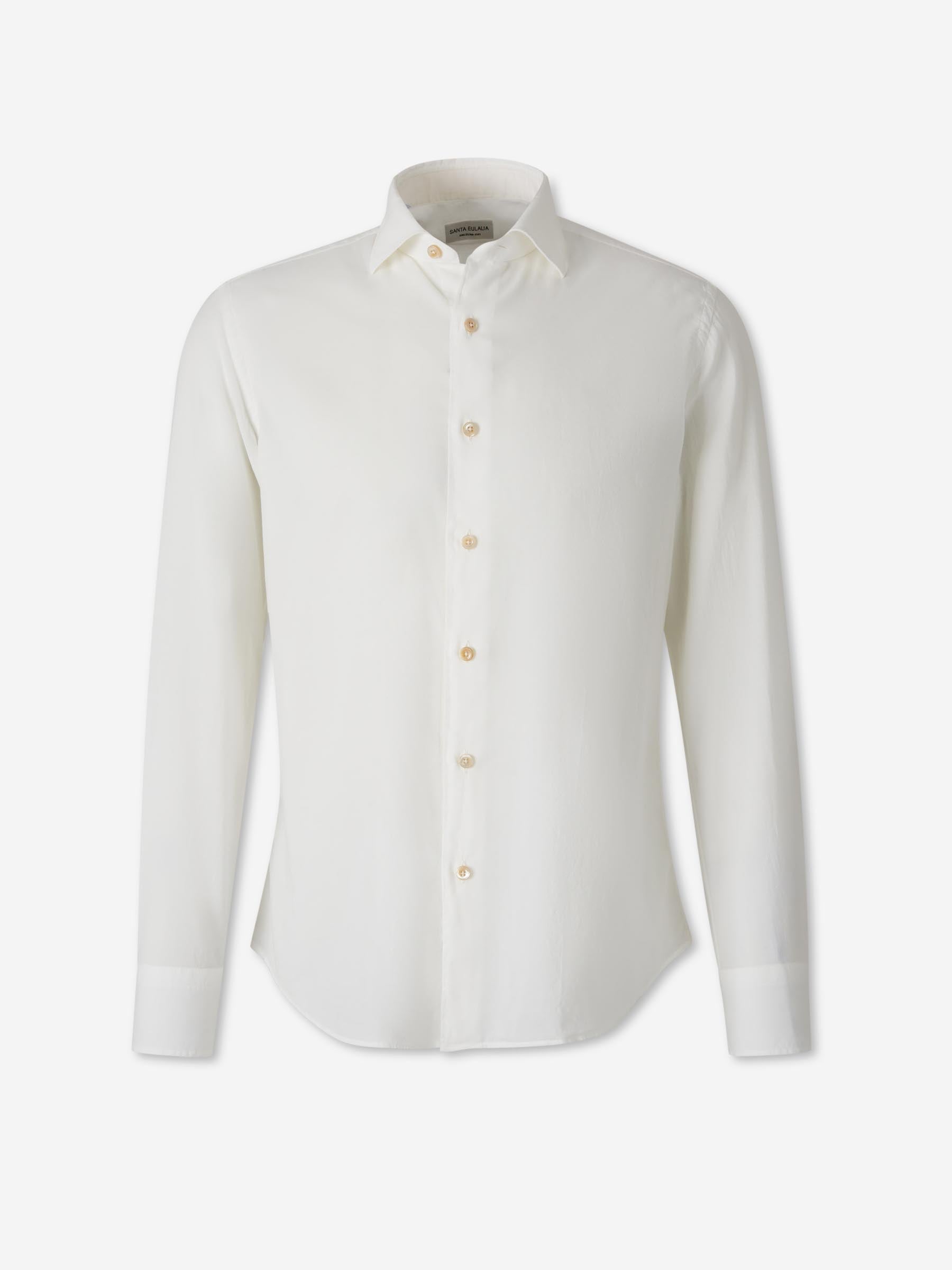 Santa Eulalia Hombre Barcelona Camisa Lisa color Blanco sku 531-006716 01 - Foto 1