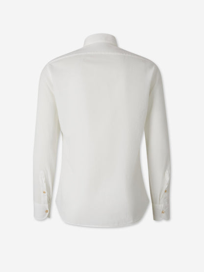 Santa Eulalia Hombre Barcelona Camisa Lisa color Blanco sku 531-006716 01 - Foto 2
