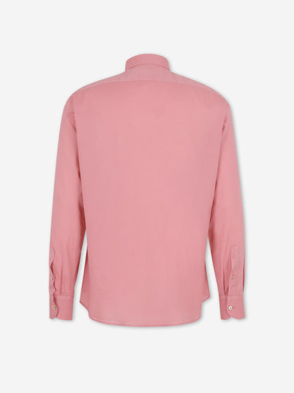 Santa Eulalia Hombre Barcelona Camisa Lisa Algodón color Coral sku 531-006716 02 - Foto 2